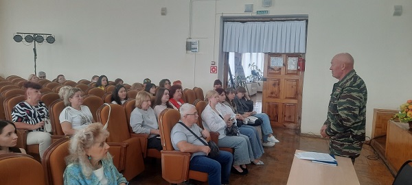 инструктаж с преподавателями 