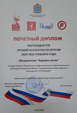 лучший учебный коллектив