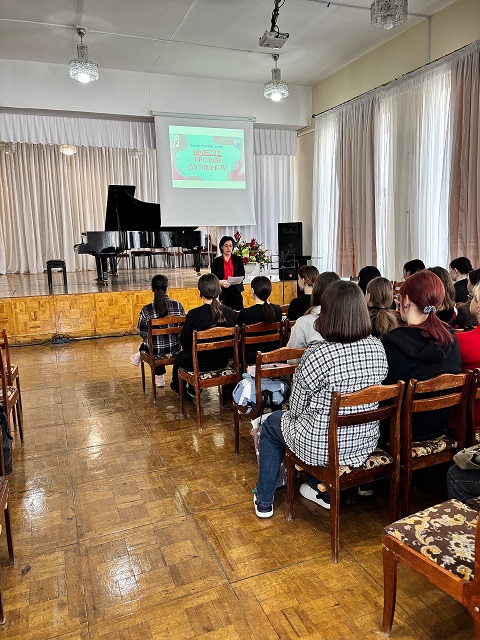 занятие студентов колледжа&nbsp; 