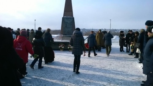 Городской митинг, посвященный годовщине вывода советских войск из Афганистана
