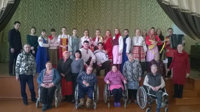 Благотворительный концерт в Доме-пансионате для инвалидов и ветеранов г.о. Сызрань